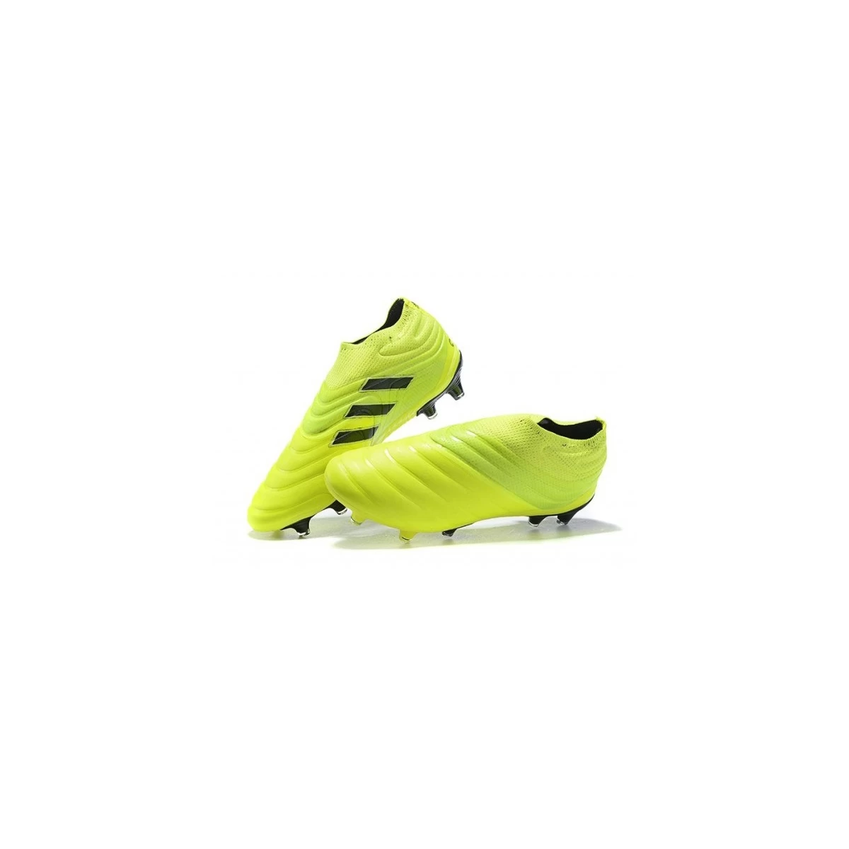 کفش فوتبال آدیداس کوپا طرح اصلی زرد Adidas Copa 19+ FG Yellow Core Black