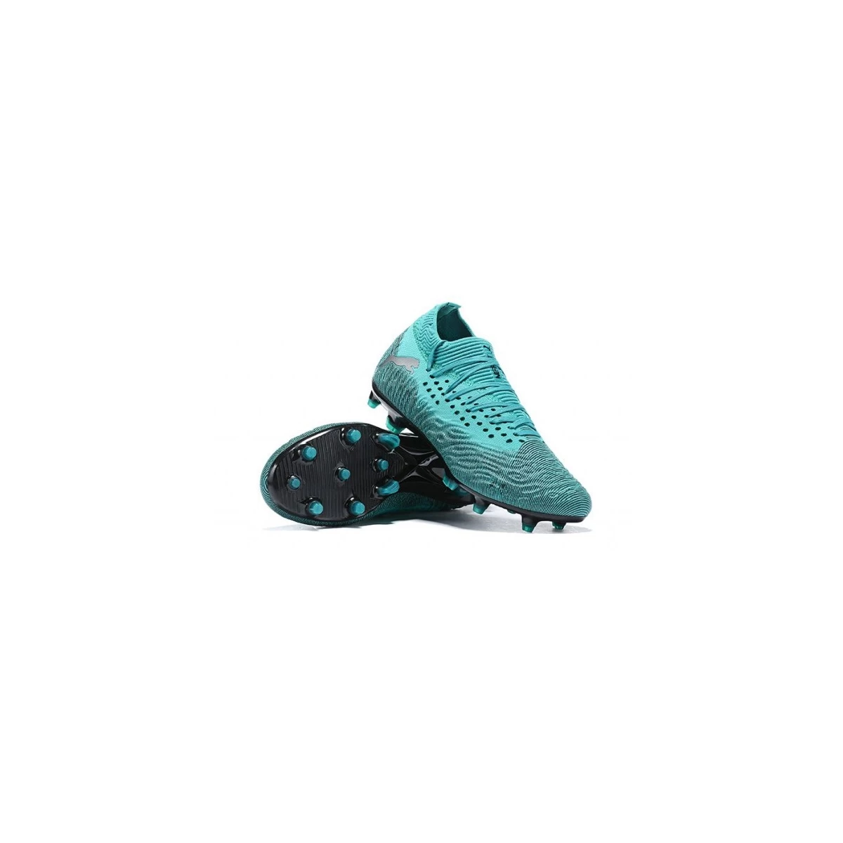 کفش فوتبال پوما فیوچر طرح اصلی مشکی سبز Puma Future Netfit Griezmann 19.1 FG Green Black