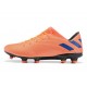 کفش فوتبال آدیداس نمزیز طرح اصلی نارنجی ابی Adidas Nemeziz 19.2 FG OrangeBlue