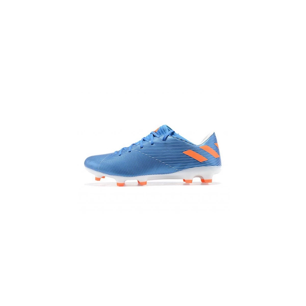 کفش فوتبال آدیداس نمزیز طرح اصلی ابی نارنجی Adidas Nemeziz 19.2 FG Blue Orange White