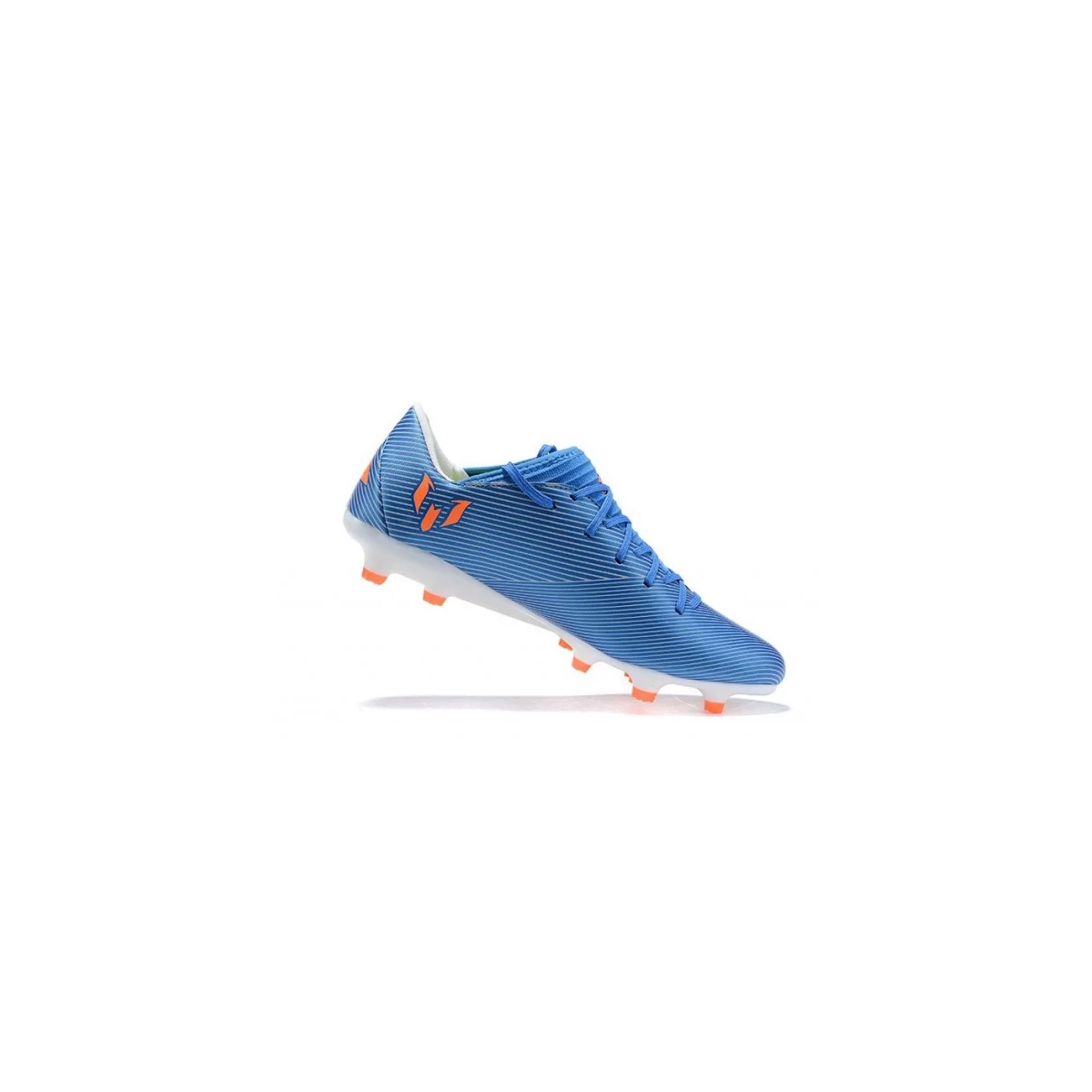 کفش فوتبال آدیداس نمزیز طرح اصلی ابی نارنجی Adidas Nemeziz 19.2 FG Blue Orange White
