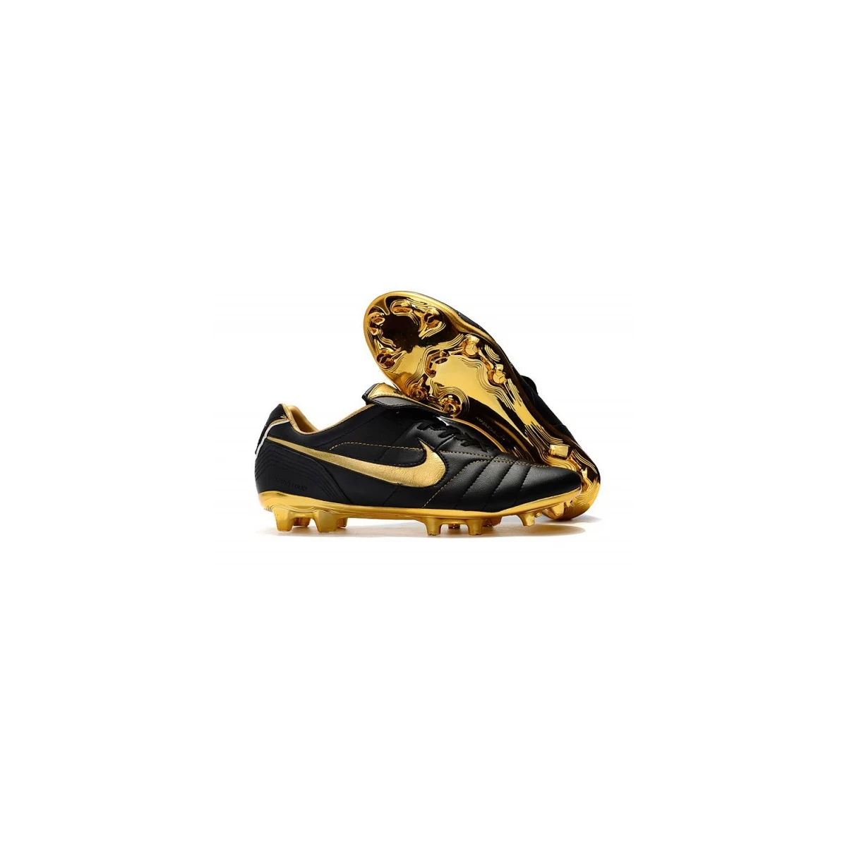 کفش فوتبال نایک تمپو لجند طرح اصلی Nike Tiempo Legend VII R10 Elite FG Black Gold