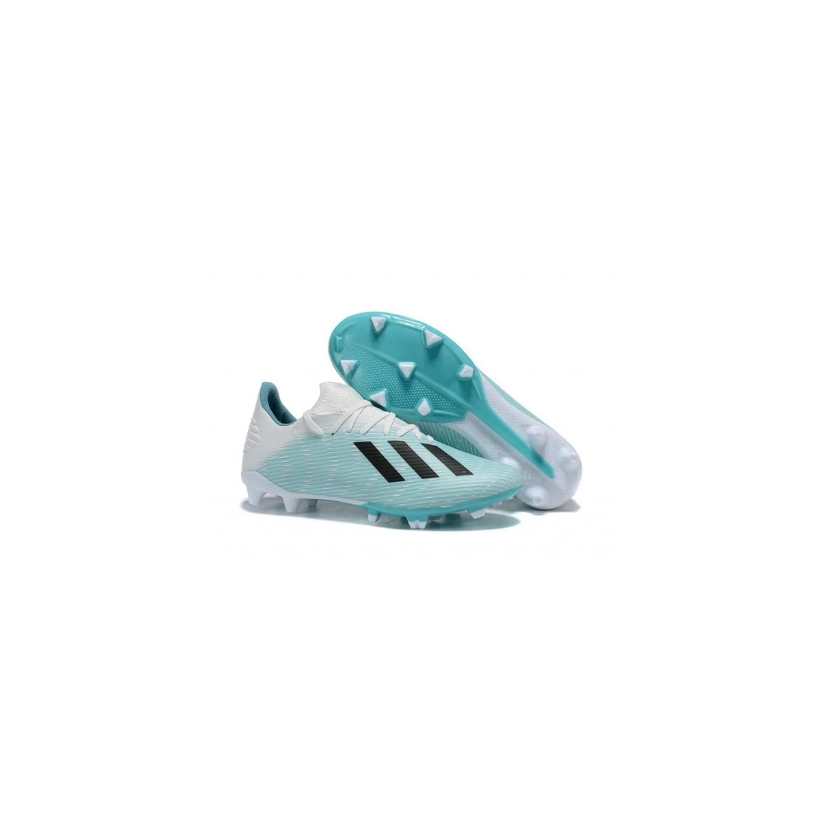 کفش فوتبال آدیداس ایکس طرح اصلی سبز مشکی Adidas X 19.3 FG Green Black White