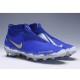 کفش فوتبال نایک فانتوم طرح اصلی Nike Phantom Vision Elite DF FG Royal Silver