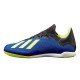کفش فوتسال آدیداس ایکس طرح اصلی آبی زرد Adidas X Tango 18.3 IN Blue Solar Yellow