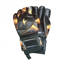 دستکش دروازه بانی استار طرح اصلی مشکی نارنجی Star Goalkeeper Gloves