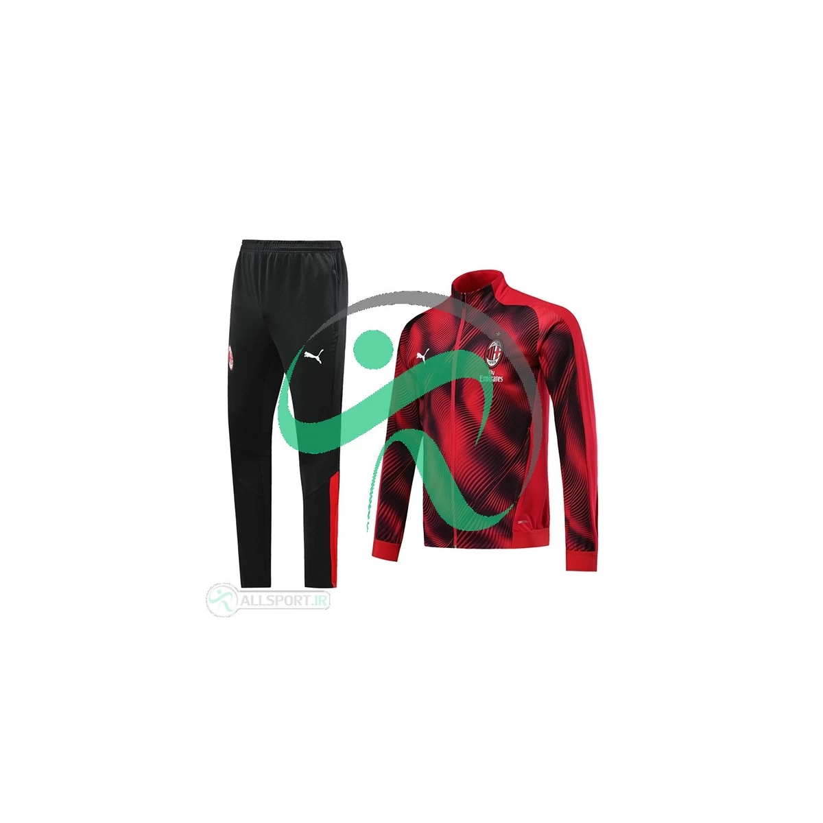 گرمکن شلوار آث میلان Ac Milan Training Tracksuit 2019-20