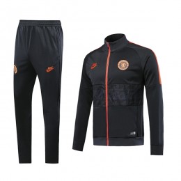 گرمکن شلوار چلسی مشکی Chelsea Training Tracksuit 2019-20