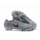 کفش فوتبال نایک مرکوریال طرح اصلی خاکستری Nike Mercurial Vapor XII Elite FG Wolf Grey Black Armory Blue
