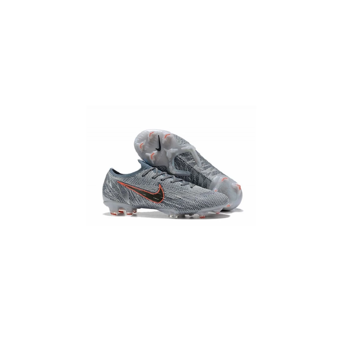 کفش فوتبال نایک مرکوریال طرح اصلی خاکستری Nike Mercurial Vapor XII Elite FG Wolf Grey Black Armory Blue