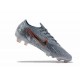 کفش فوتبال نایک مرکوریال طرح اصلی خاکستری Nike Mercurial Vapor XII Elite FG Wolf Grey Black Armory Blue