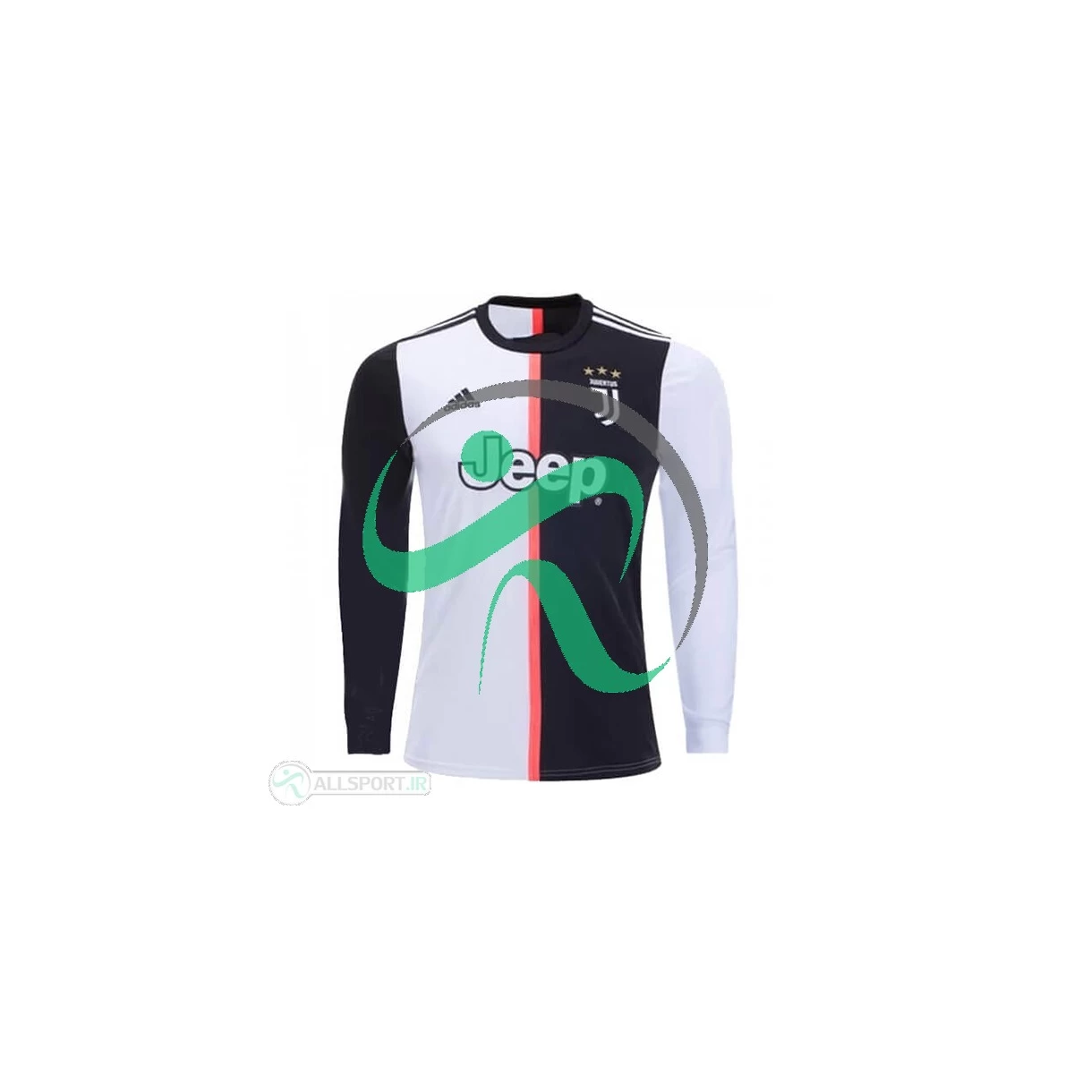پیراهن اول یوونتوس آستین دار Juventus 2019-20 Home Soccer Jersey Long Sleeve