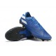 کفش فوتبال آدیداس نمزیز طرح اصلی آبی سفید Adidas Nemeziz 19.1 FG Blue White Core Black