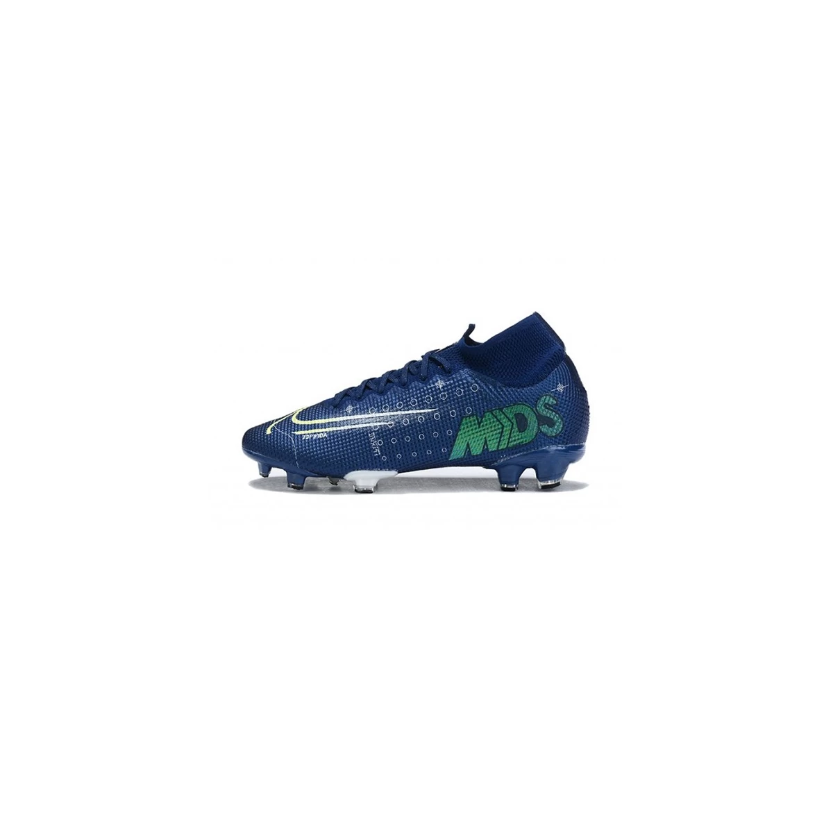 کفش فوتبال نایک مرکوریال سوپرفلای ساقدار طرح اصلی آبی Nike Dream Speed Mercurial Superfly VII Elite FG Blue Void Volt White