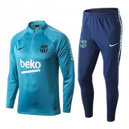 ست نیم زیپ شلوار بارسلونا Barcelona Training Tracksuit 2019-20