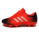 کفش فوتبال آدیداس سایز کوچک طرح اصلی قرمز مشکی Adidas Red B 2018