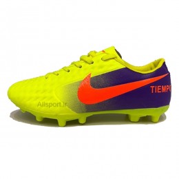 کفش فوتبال نایک تمپو سایز کوچک طرح اصلی زرد Nike Tiempo Y 2018