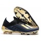 کفش فوتبال ادیداس ابی طلایی مشکی Adidas X 19+ FG Blue Gold Core Blac