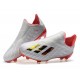 کفش فوتبال ادیداس نقره ای قرمز سفید Adidas X 19+ FG Silver Metallic Res Red White
