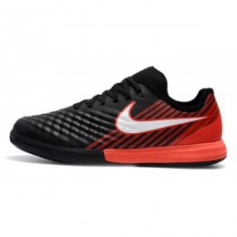 کفش فوتسال نایک مجیستا ایکس فاینال طرح اصلی مشکی قرمز  Nike MagistaX Finale II IC Black Red