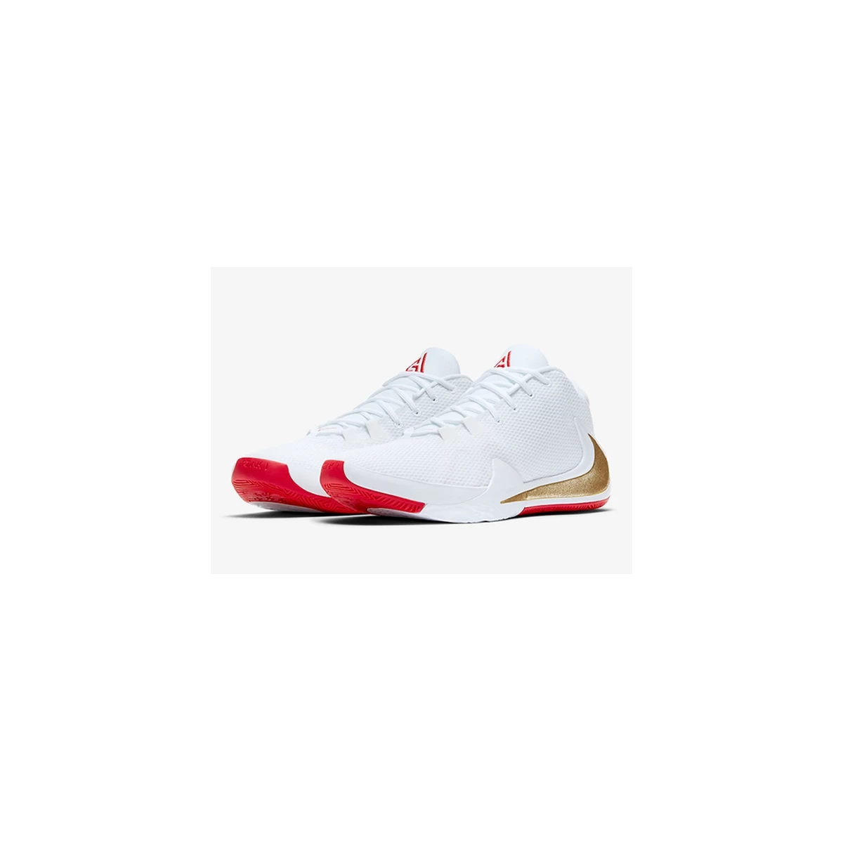 کفش بسکتبال نایک زوم Nike Zoom Freak 1 White Gold-Red