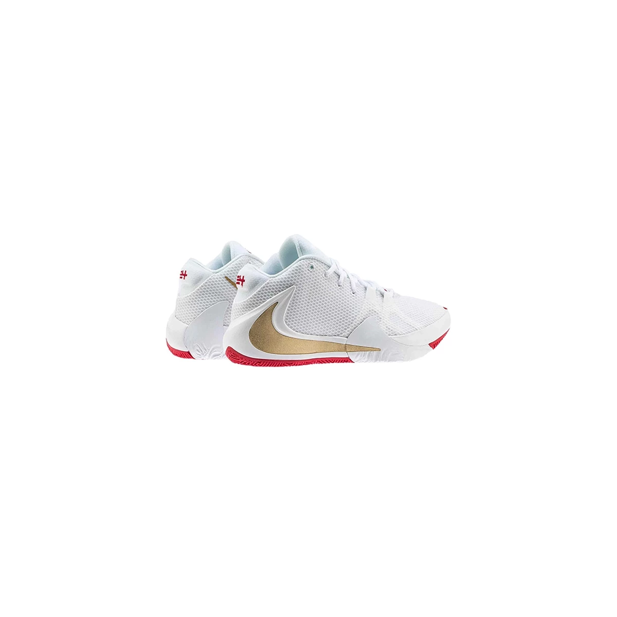 کفش بسکتبال نایک زوم Nike Zoom Freak 1 White Gold-Red
