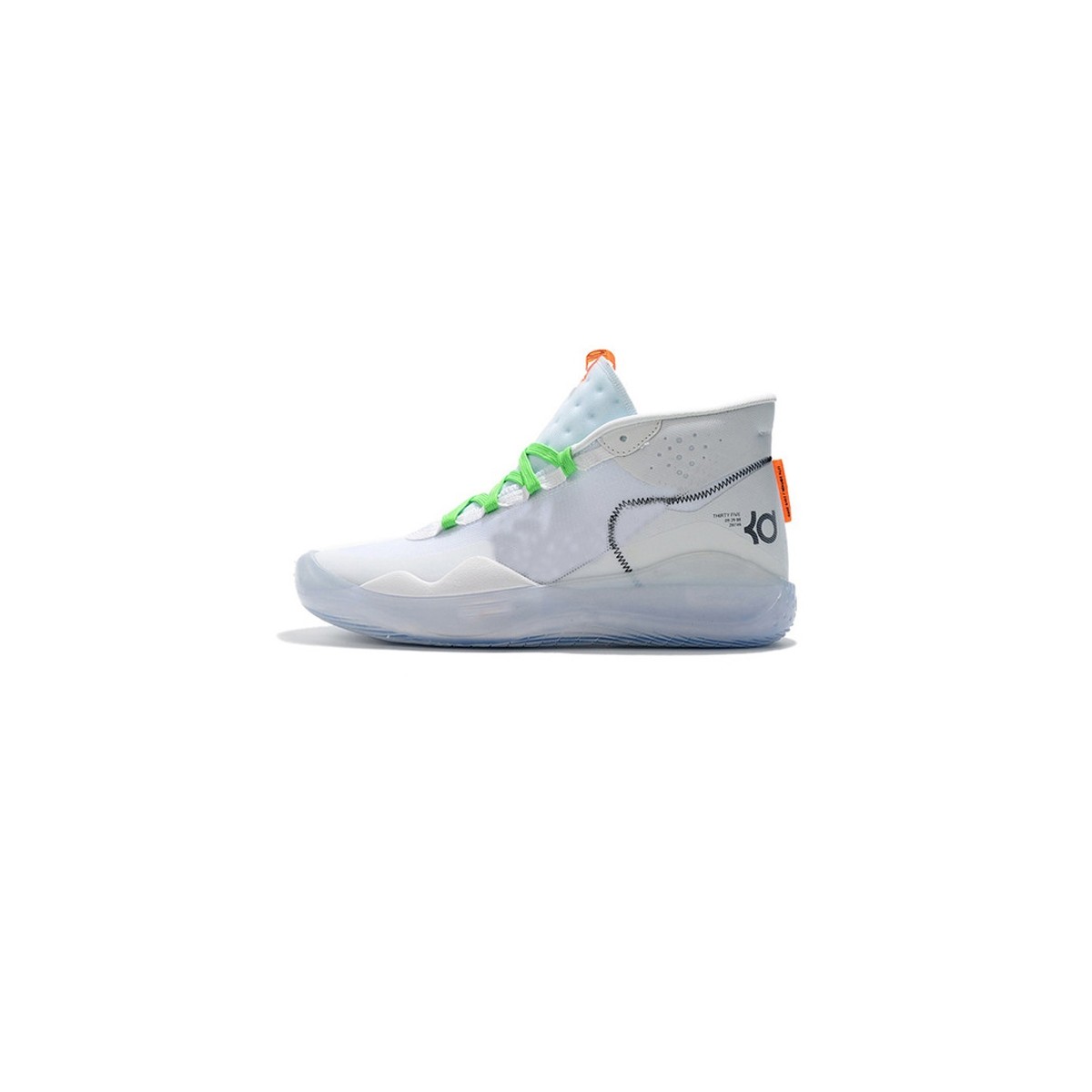 کفش بسکتبال نایک سفید سبز Nike KD 12 White Green