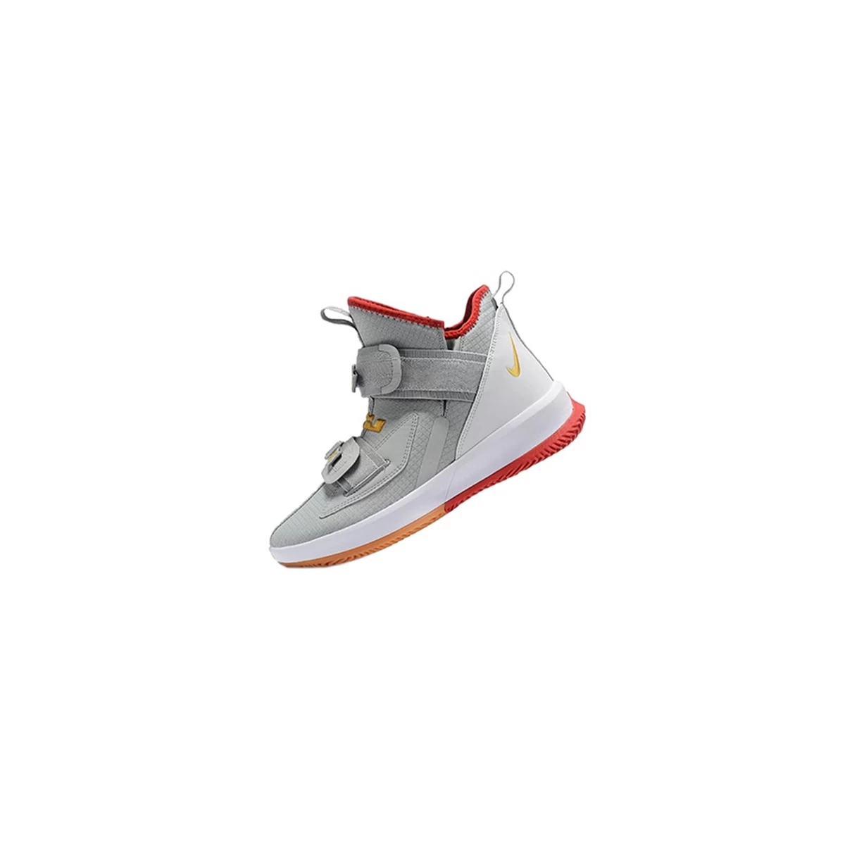 کفش بسکتبال نایک لبرون خاکستری قرمز Nike LeBron Soldier 13 Wolf Grey Red