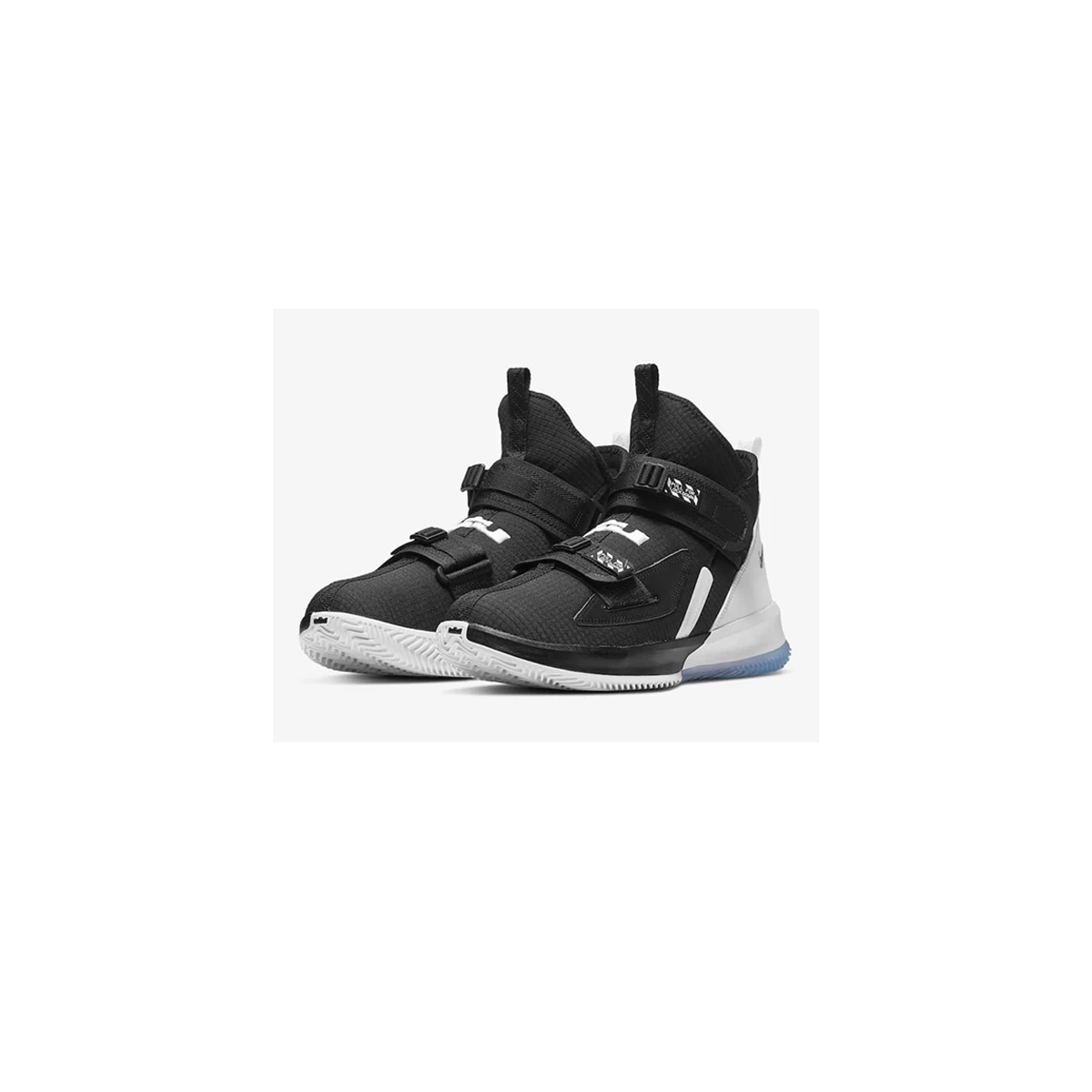 کفش بسکتبال نایک لبرون مشکی سفید Nike lebron Black and White