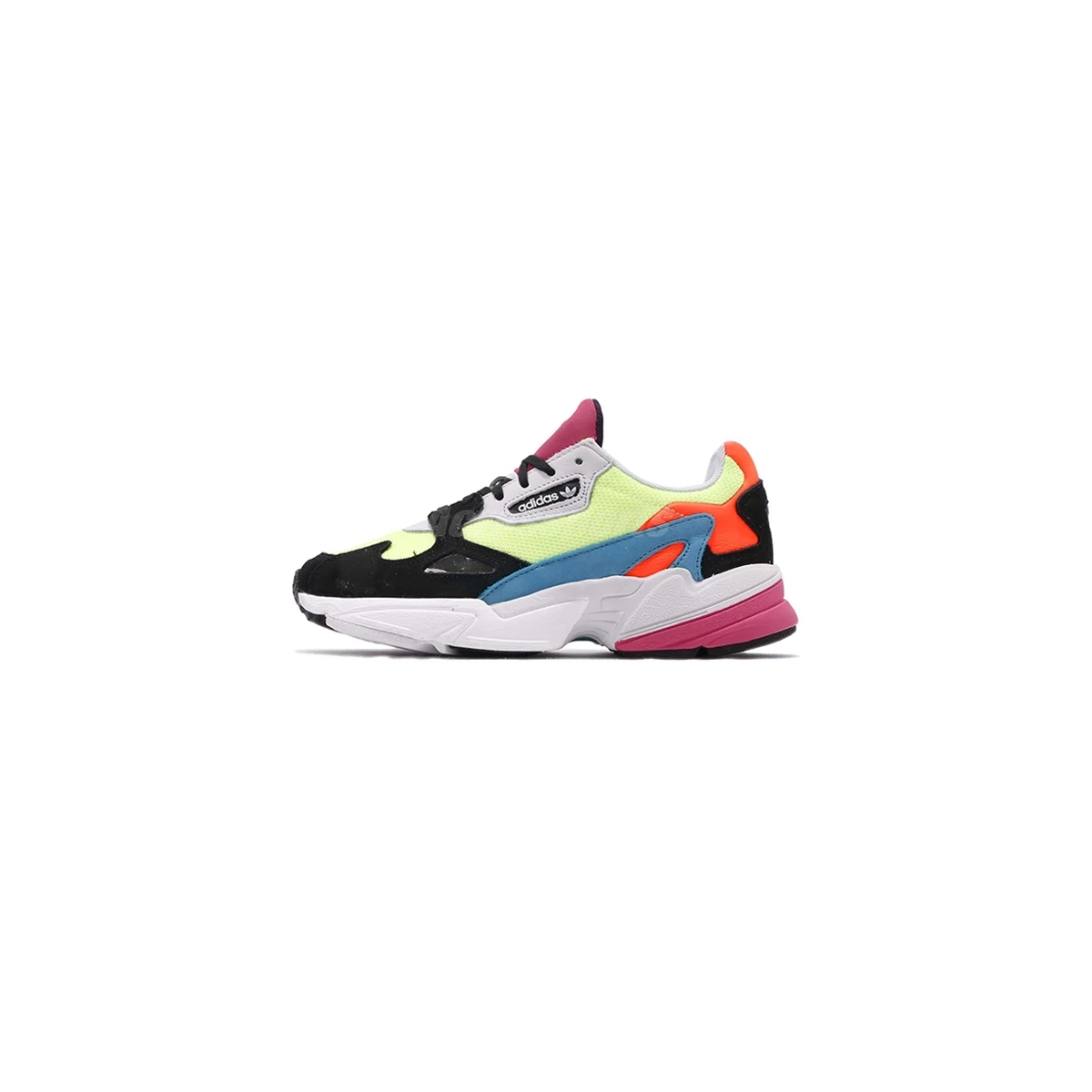 کتانی رانینگ زنانه آدیداس Adidas Falcon Yellow Black
