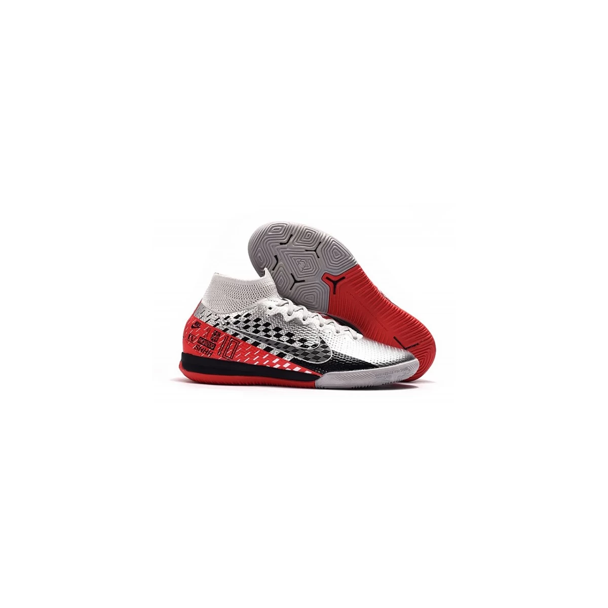 کفش فوتسال نایک مرکوریال سوپر فلای Nike Mercurial Superfly VII Elite Neymar IC Black Red