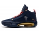کفش بسکتبال مردانه  ایر جردن Air Jordan 34 Blue-Gold
