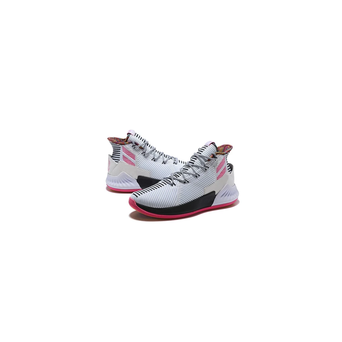کفش بسکتبال آدیداس Adidas D Rose 9 Derrick White Pink Black