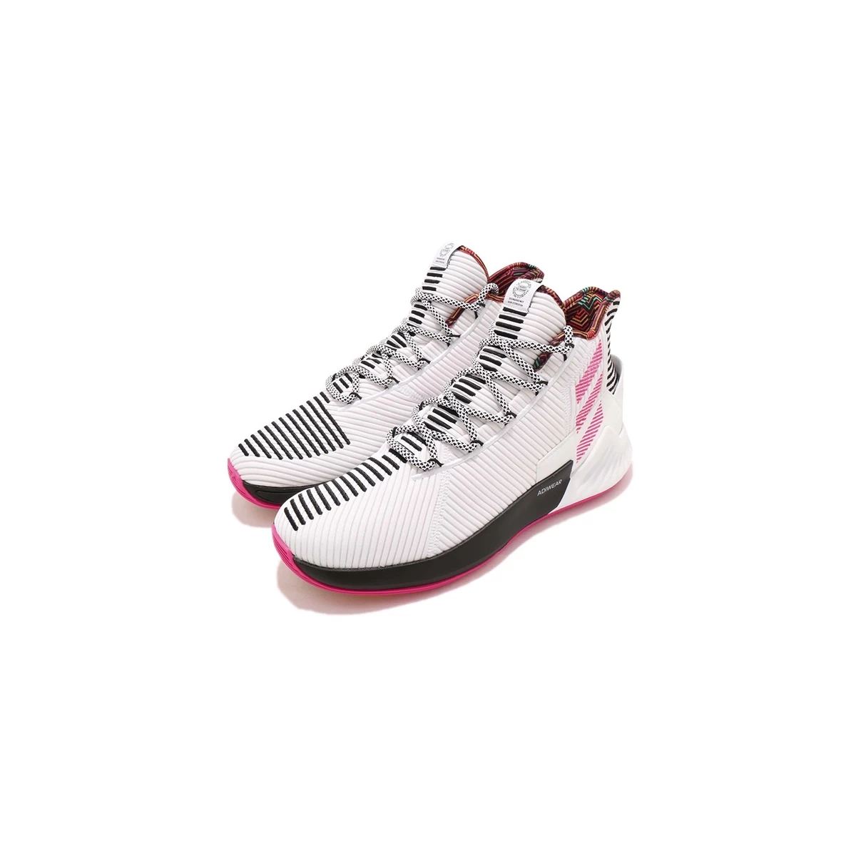 کفش بسکتبال آدیداس Adidas D Rose 9 Derrick White Pink Black