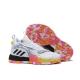 کفش بسکتبال مردانه آدیداس Adidas Zone Boost White Black Orange Yellow
