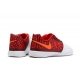 کفش فوتسال نایک لونار گتو طرح اصلی قرمز سفید Nike Lunar Gato II IC Red White