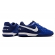 کفش فوتسال نایک تمپو لجند طرح اصلی سفید آبی Nike Tiempo Legend VIII Academy IC White Blue