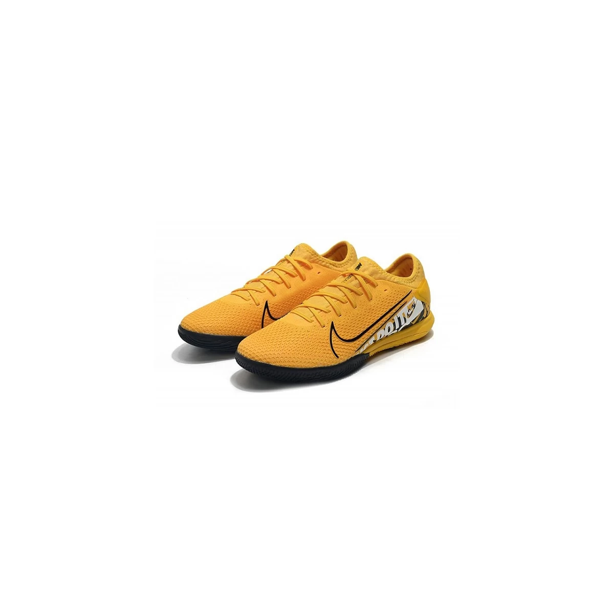 کفش فوتسال نایک مرکوریال طرح اصلی زرد سفید مشکی Nike Mercurial Vapor XIII Pro IC  Yellow White Black