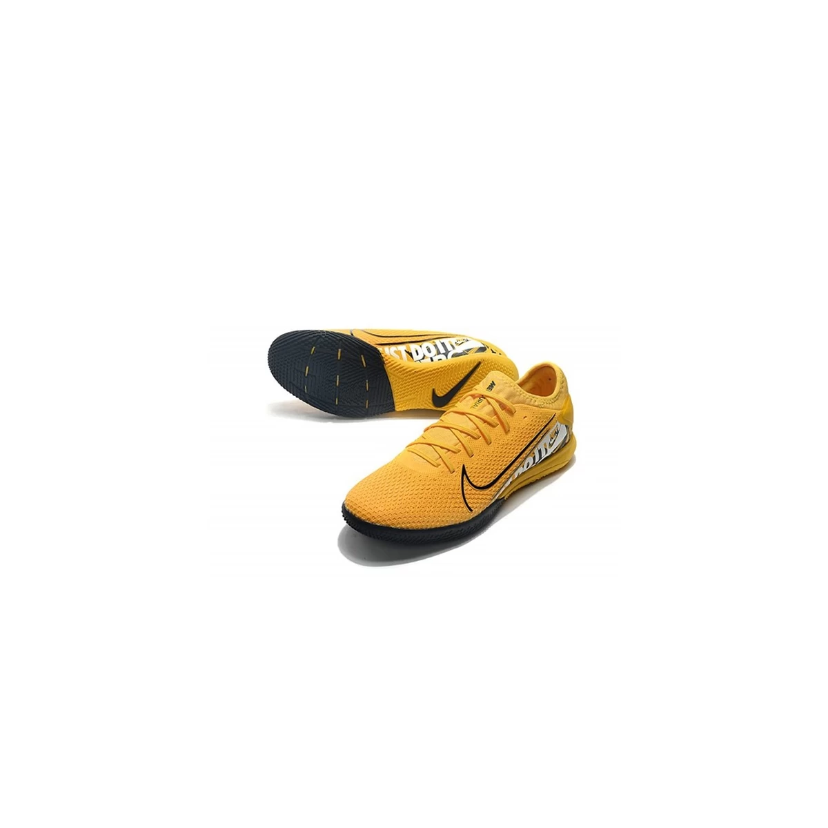 کفش فوتسال نایک مرکوریال طرح اصلی زرد سفید مشکی Nike Mercurial Vapor XIII Pro IC  Yellow White Black
