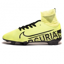 کفش فوتبال سایز کوچک نایک مرکوریال ساقدار طرح اصلی زرد مشکی  Nike Mercurial 2019