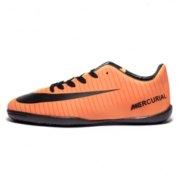 کفش فوتسال سایز کوچک طرح اصلی نایک مرکوریال نارنجی مشکی Nike Mercurial 2018