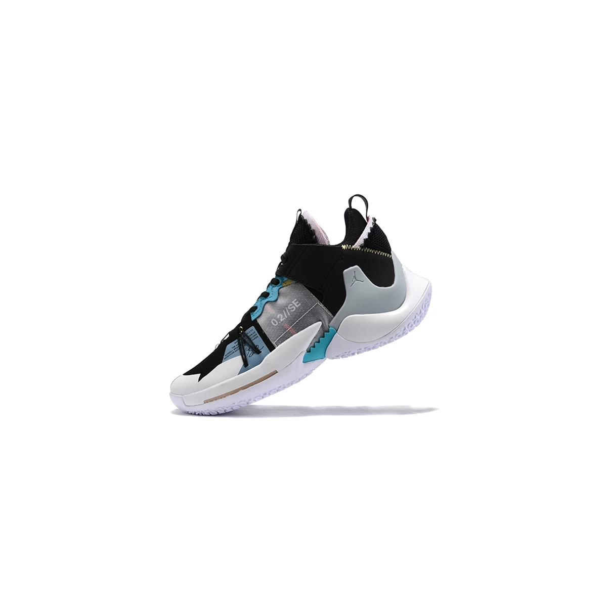 کفش بسکتبال نایک جردن Nike Jordan Why Not Zer0.2 Black Vast Grey