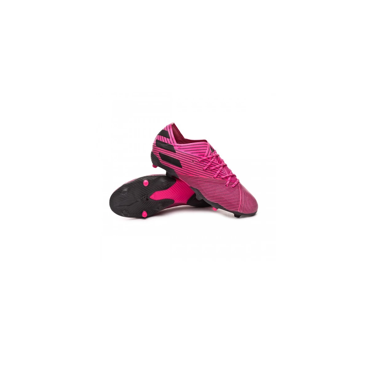 کفش فوتبال آدیداس نمزیز طرح اصلی مشکی صورتی Adidas Nemeziz 19.1 FG Pink Black