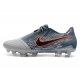 کفش فوتبال نایک فانتوم طرح اصلی خاکستری مشکی آبی Nike Phantom VNM Elite FG Grey Black Blue