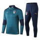ست نیم زیپ شلوار ایتالیا آبی ItalieTraining Tracksuit 2020