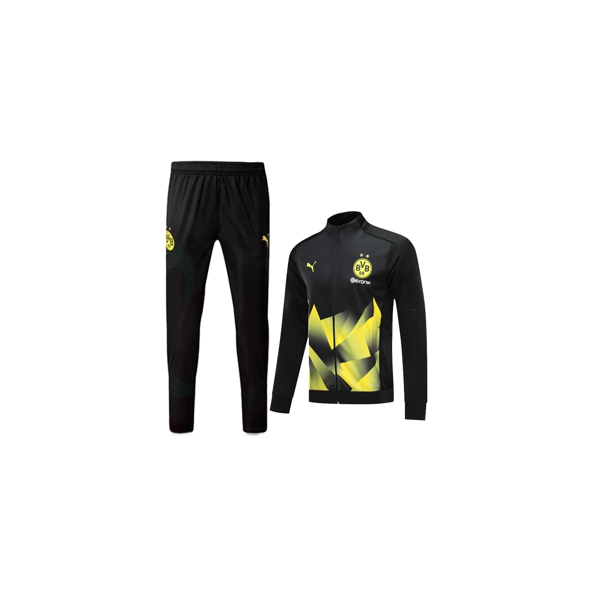 گرمکن شلوار دورتموند مشکی زرد Dortmund Training Tracksuit 2020