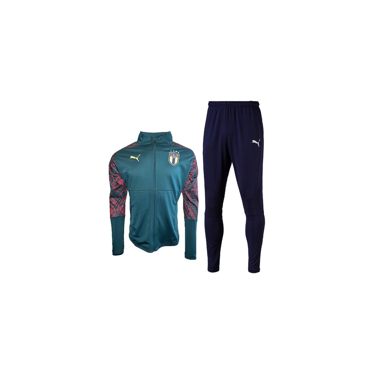گرمکن شلوار ایتالیا سبز Italy Training Tracksuit 2020