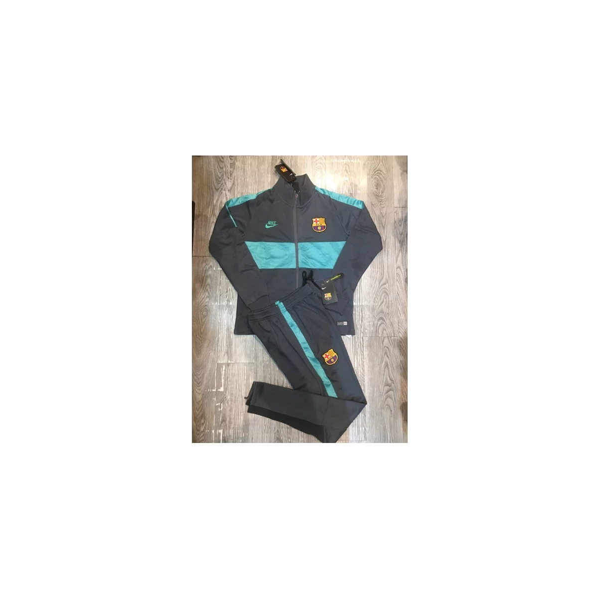 گرمکن شلوار بارسلونا آبی Barcelona Training Tracksuit 2020