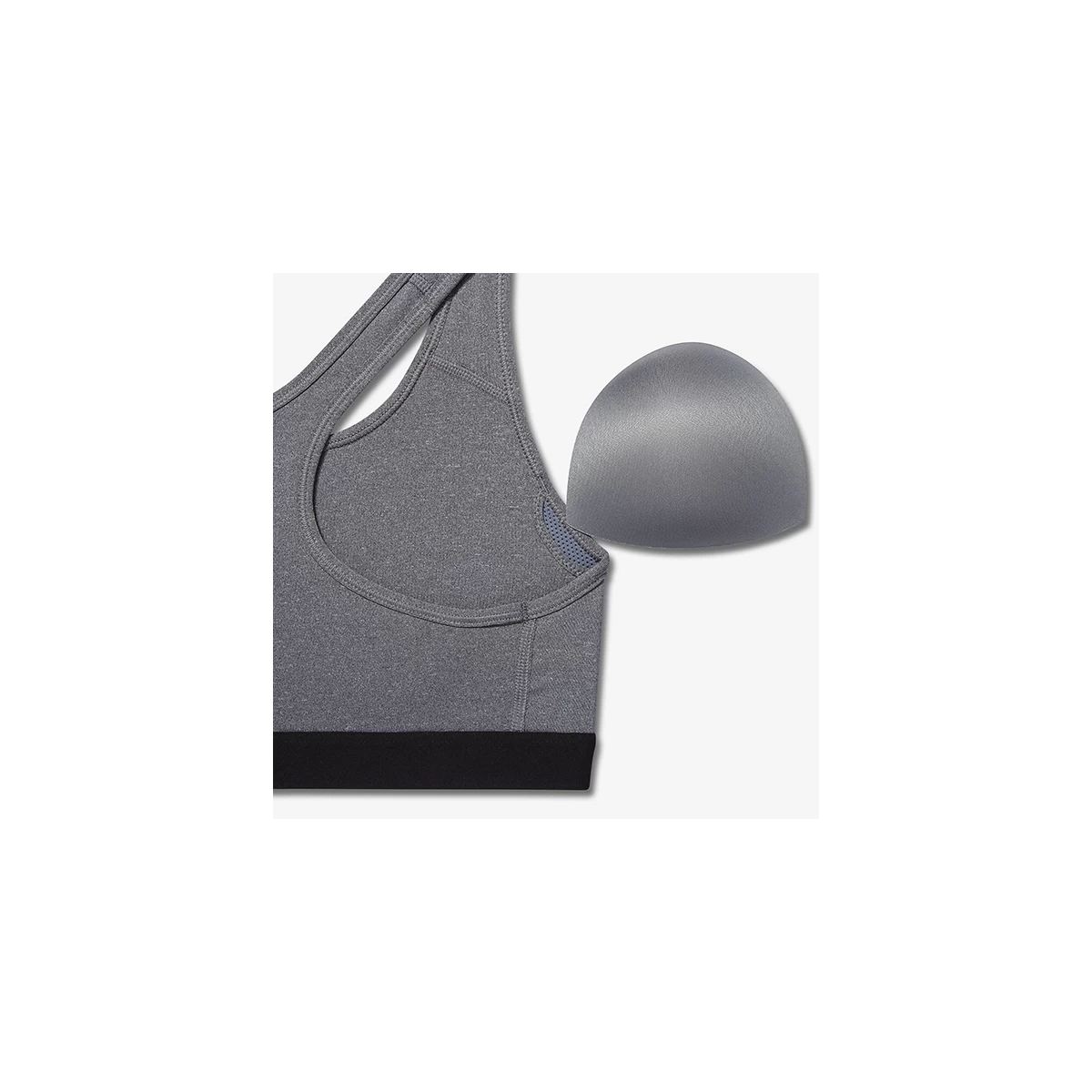 نیم تنه زنانه نایک Nike Pro Classic Padded Training Bra Grey Black 823312-092