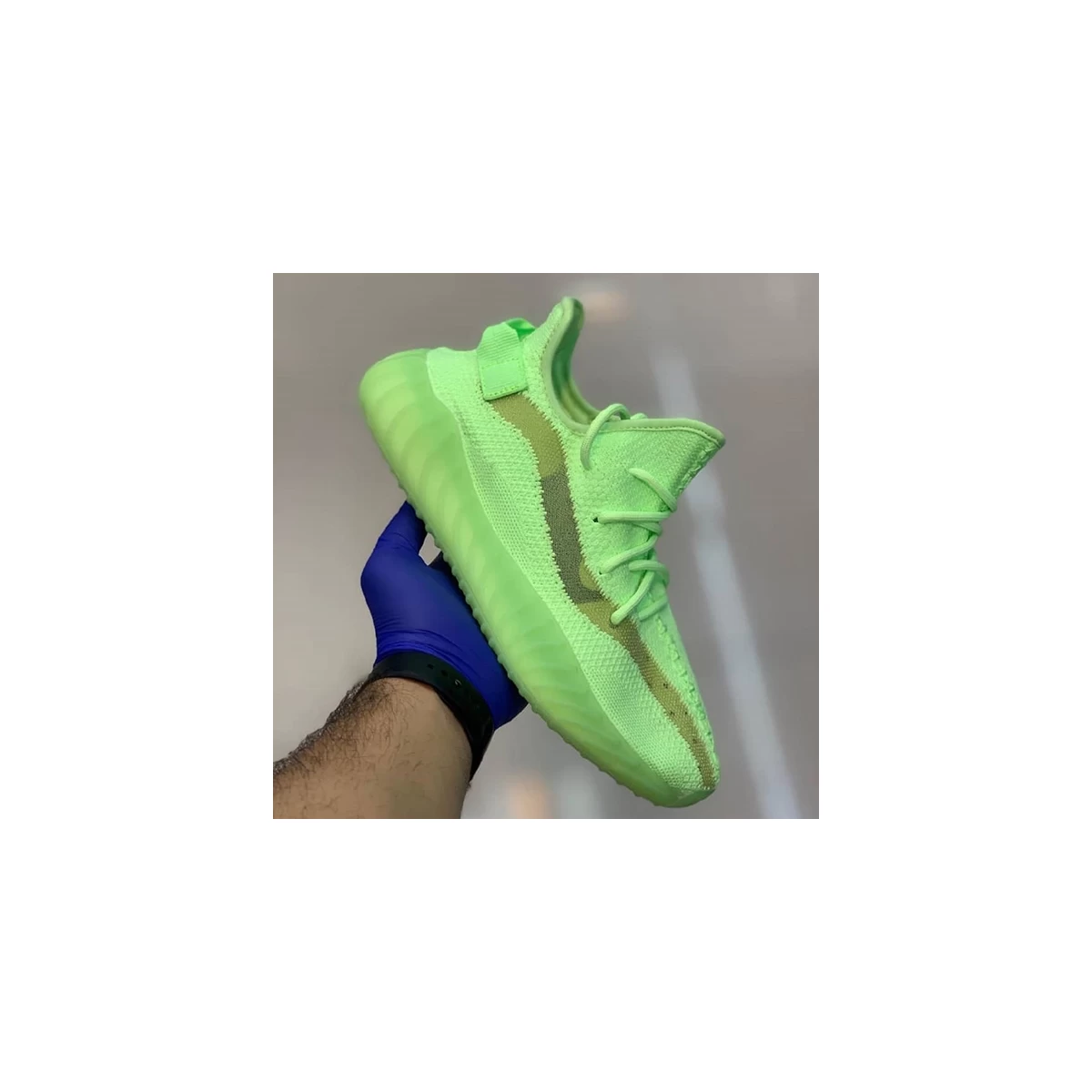 کتانی رانینگ مردانه آدیداس Adidas Yeezy Boost 350 Green
